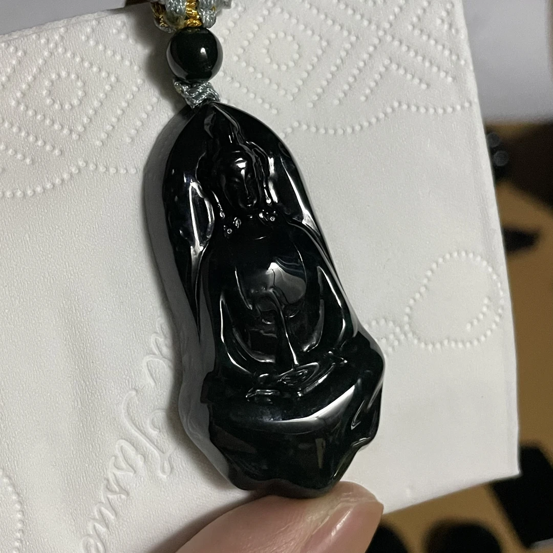 天然翡翠a货 素衣观音h