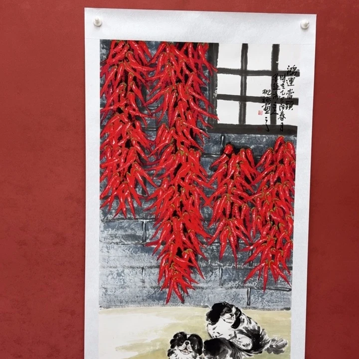 国画书画作品多次参加全国大展
