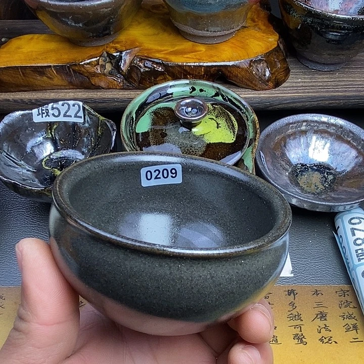 茶盏微瑕建盏主人杯子