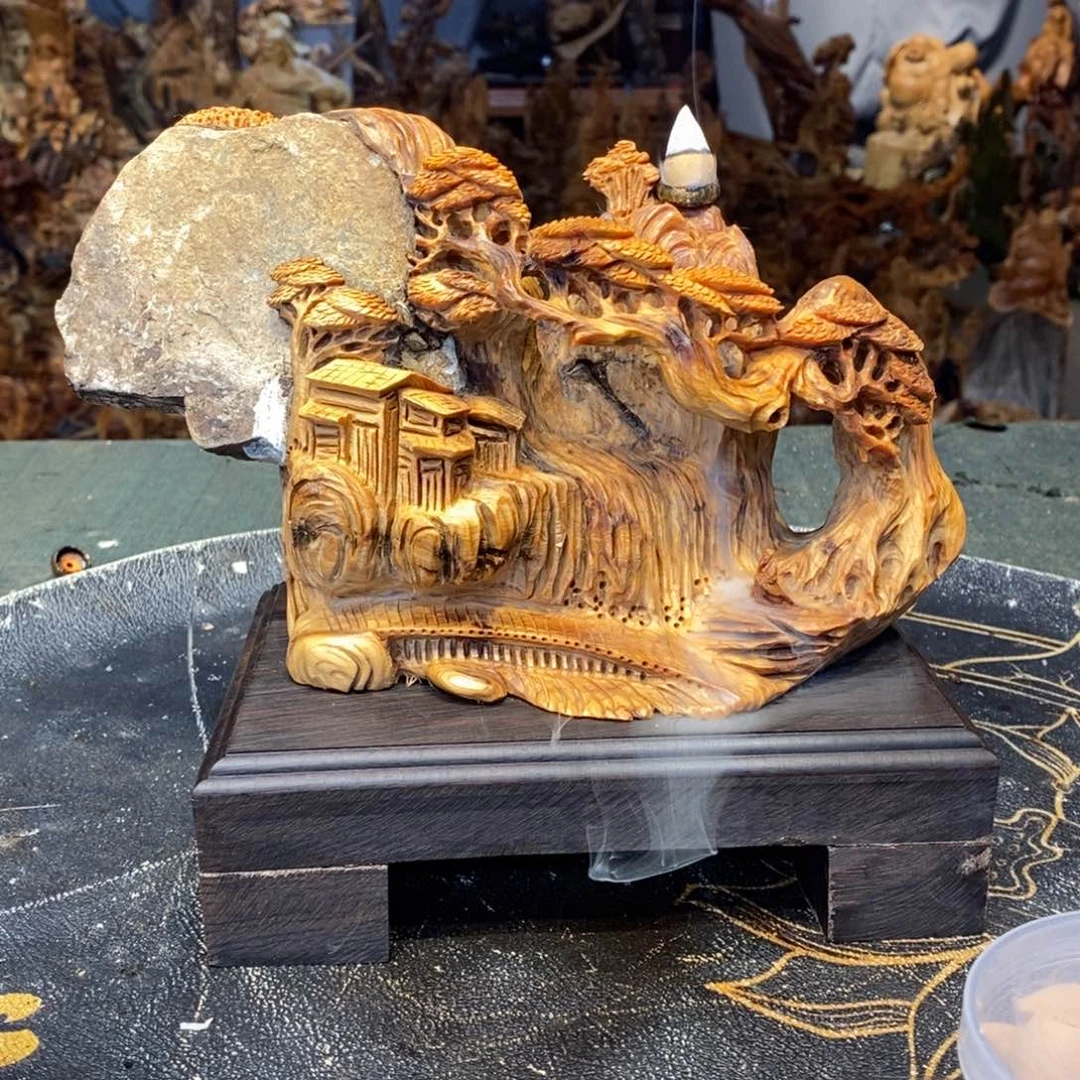 柏木（崖柏）崖柏抱石精品
