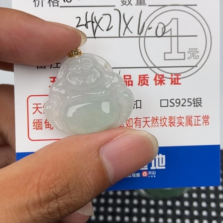 翡翠未镶嵌颈饰吊坠