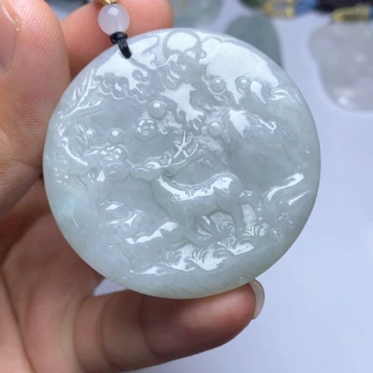 颈饰未镶嵌翡翠翡翠