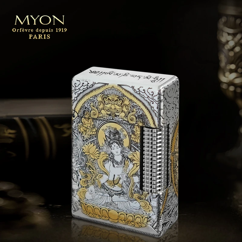 MYON勉牌M6白度母爵士超长待机王一机一码煤油打火机