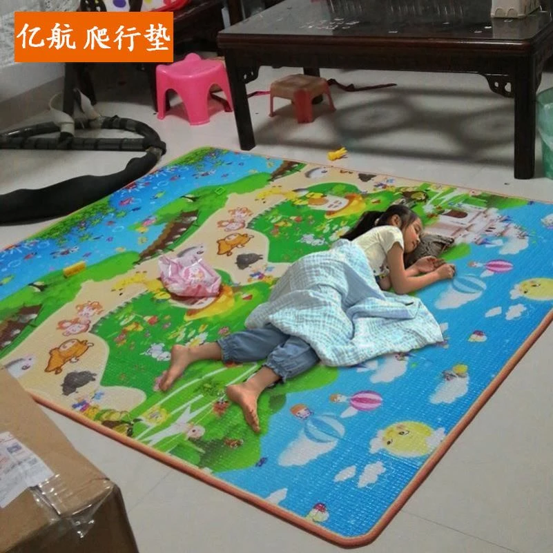 爬爬垫可折叠拼接地垫爬行垫加厚家用双面无味泡沫地垫防水防潮垫