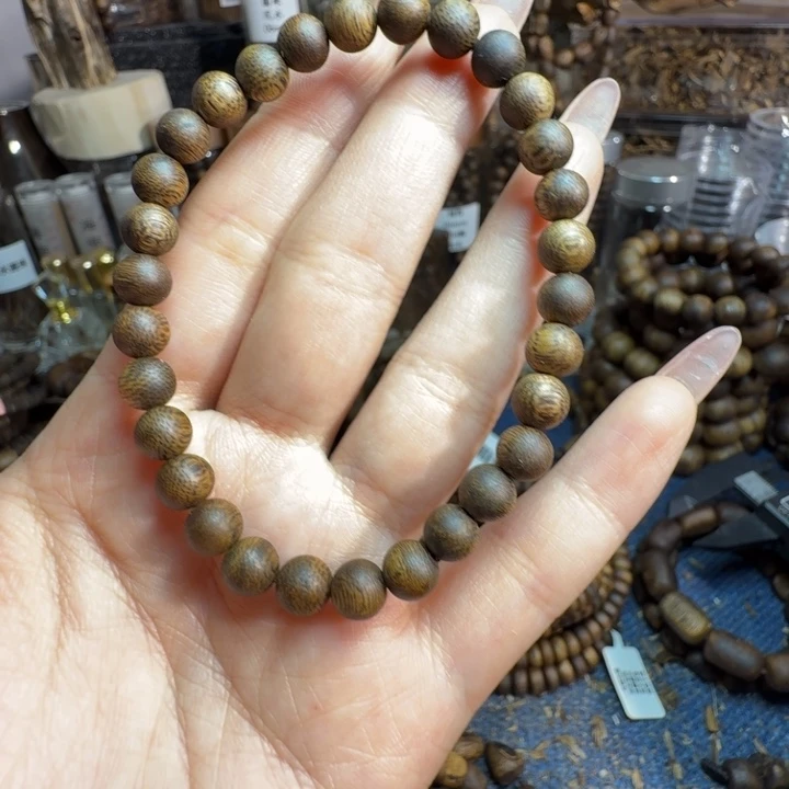 沉香沉香碎屑06圆珠海南莺歌绿棋楠