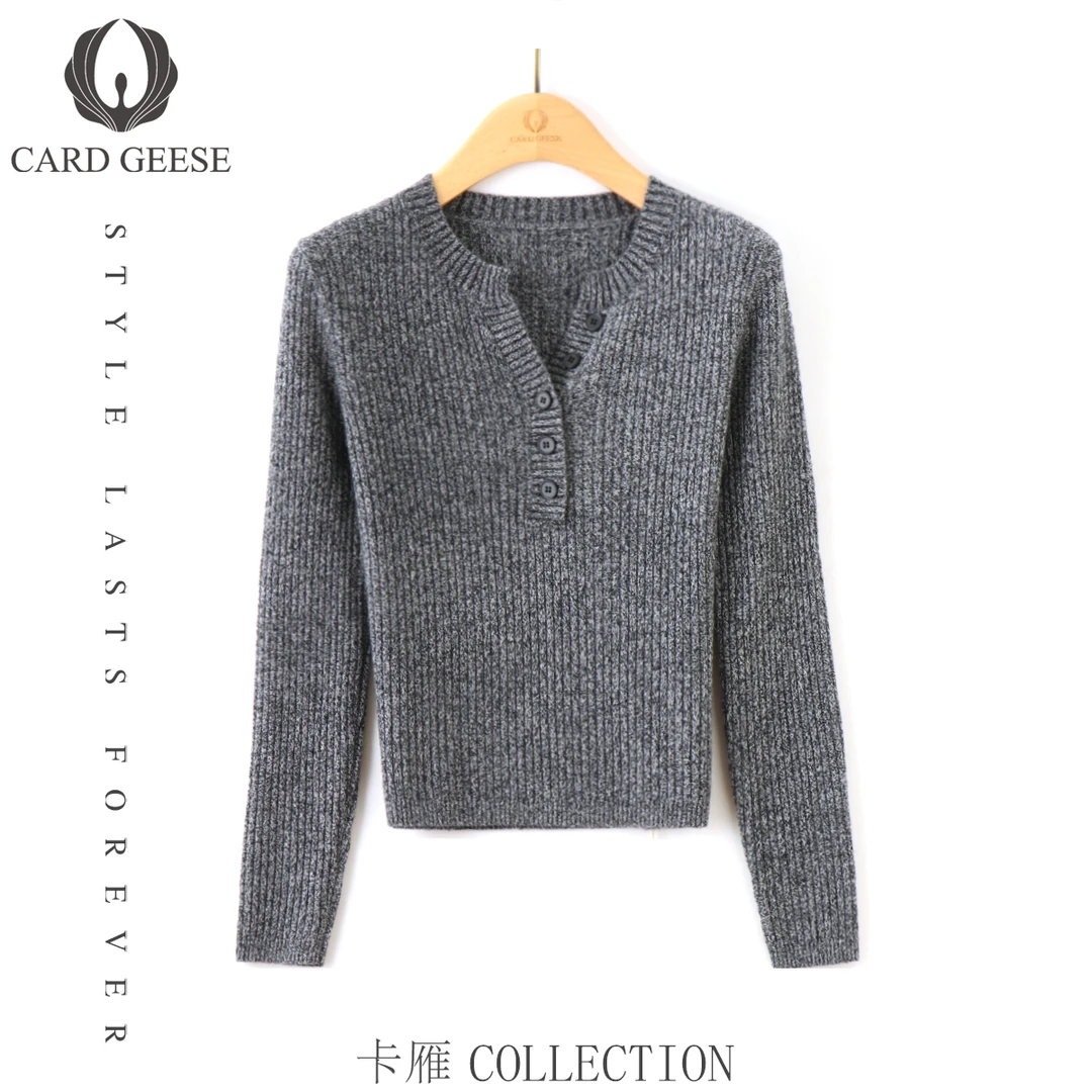 Card&Geese/卡雁秋冬时尚百搭套头针织上衣 MYJ-25M1093-JJ111