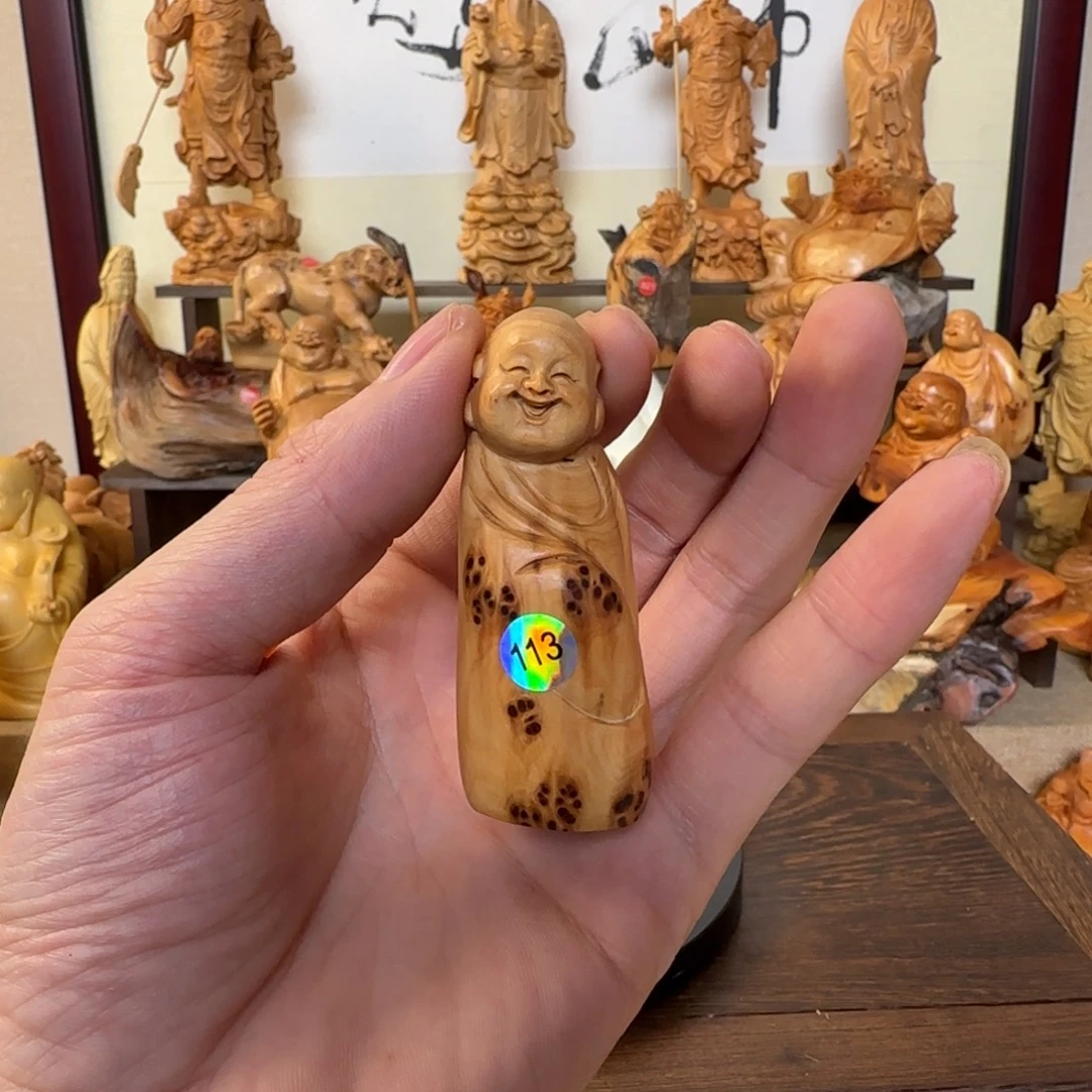 崖柏小木匠艺雕一物一拍