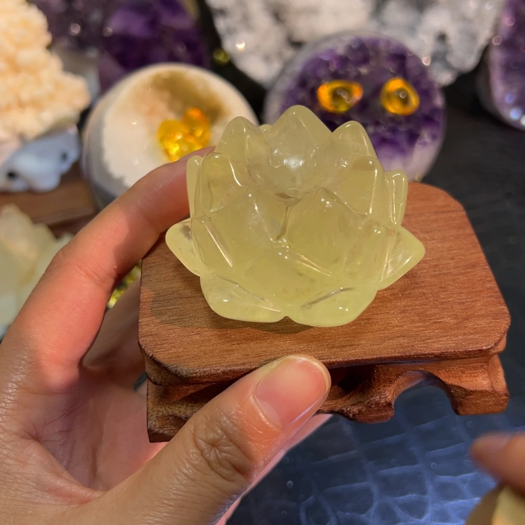 珠宝半成品水晶未镶嵌18黄水晶