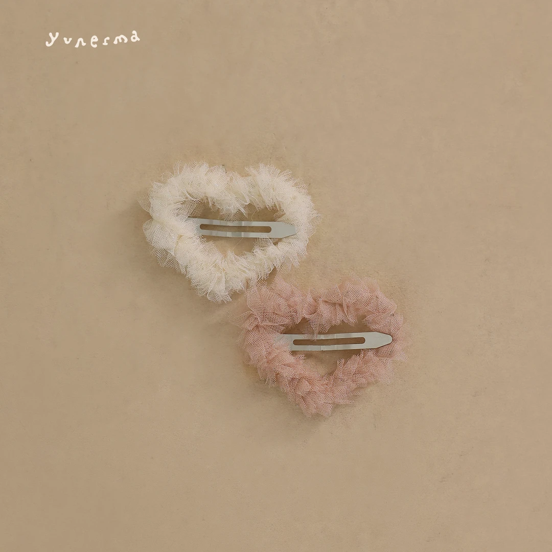 【韩系可爱】软萌气质云朵爱心发夹