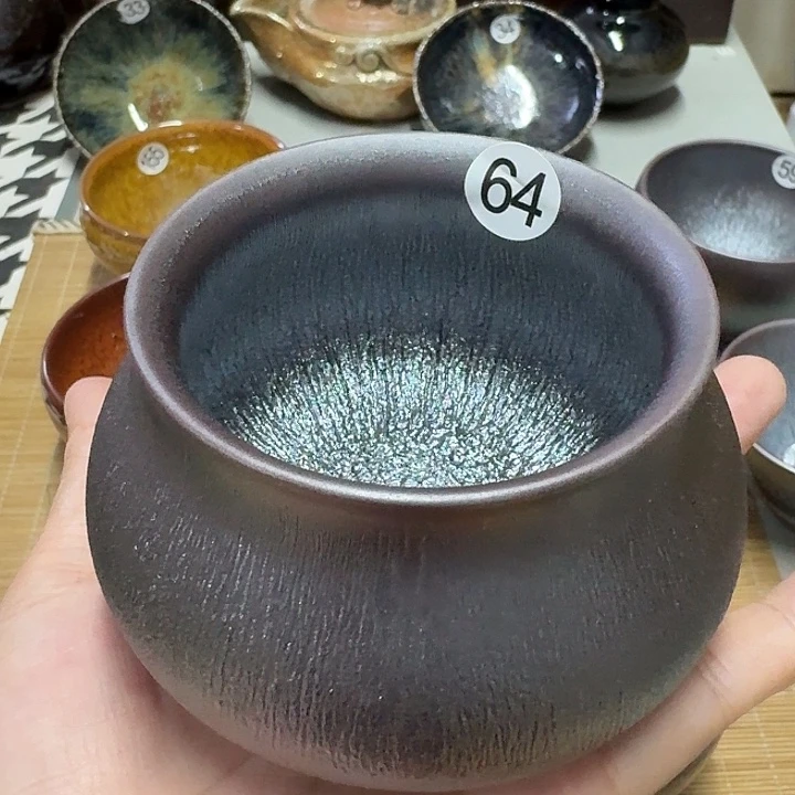 茶盏64 坚记茶盏摆件