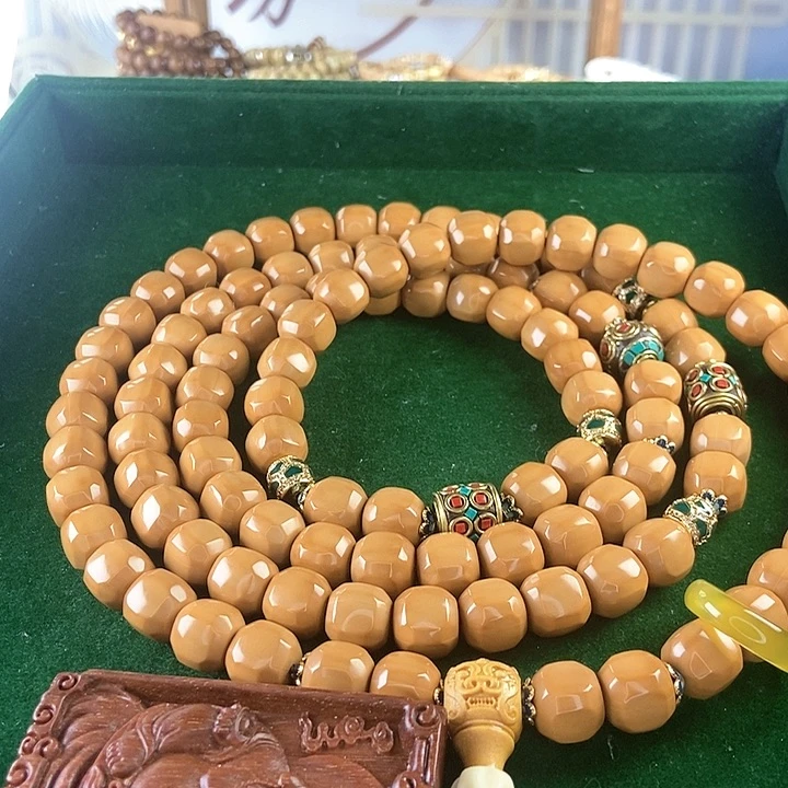 千眼菩提吊坠绿****】菩提