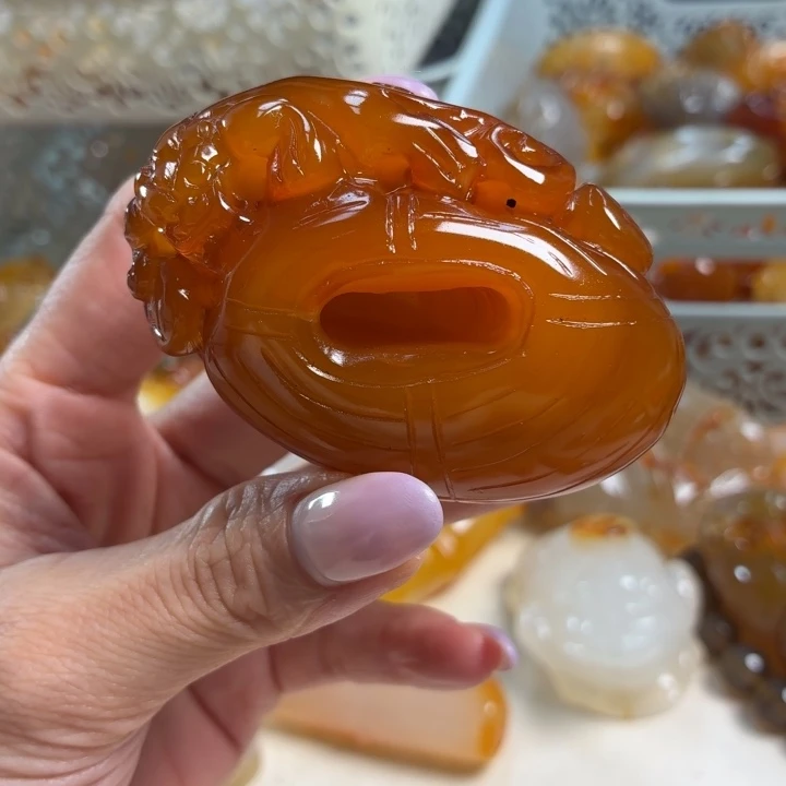 玛瑙/玉髓未镶嵌吊坠(不含链)
