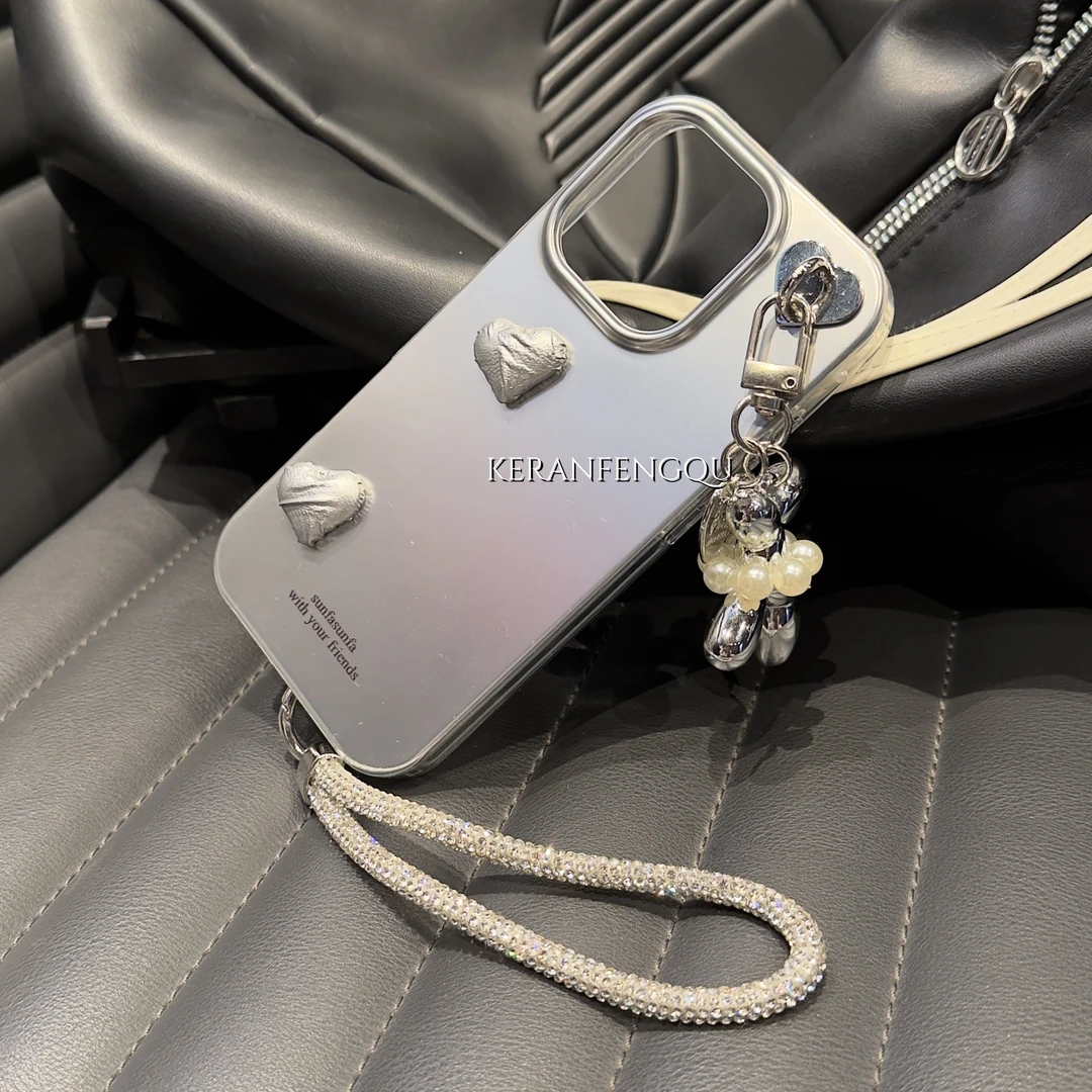 创意高级感金属框适用苹果16promax/15/14等电镀数码配件潮牌款