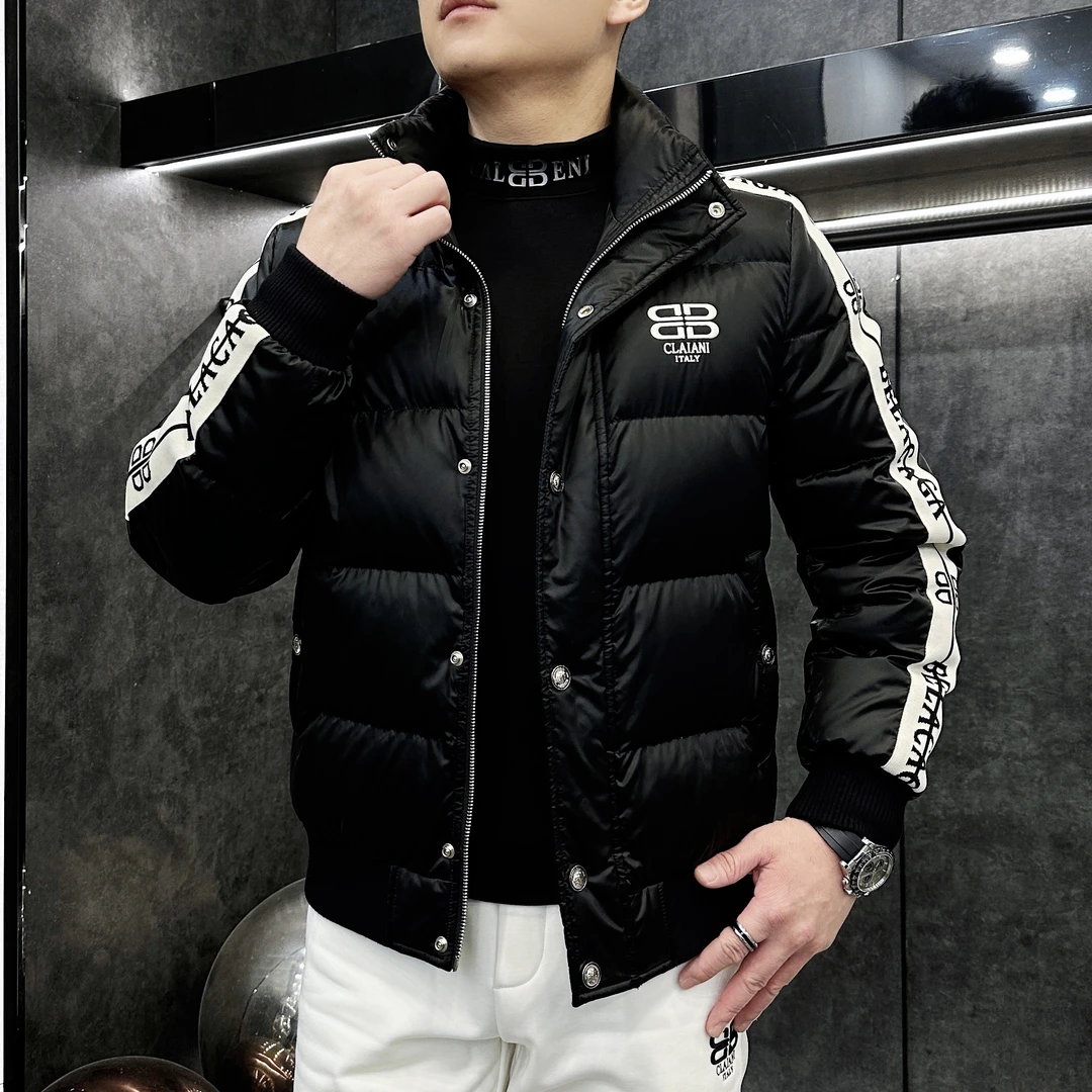 【断码清】冬季男士经典潮流时尚个性保暖羽绒服23236