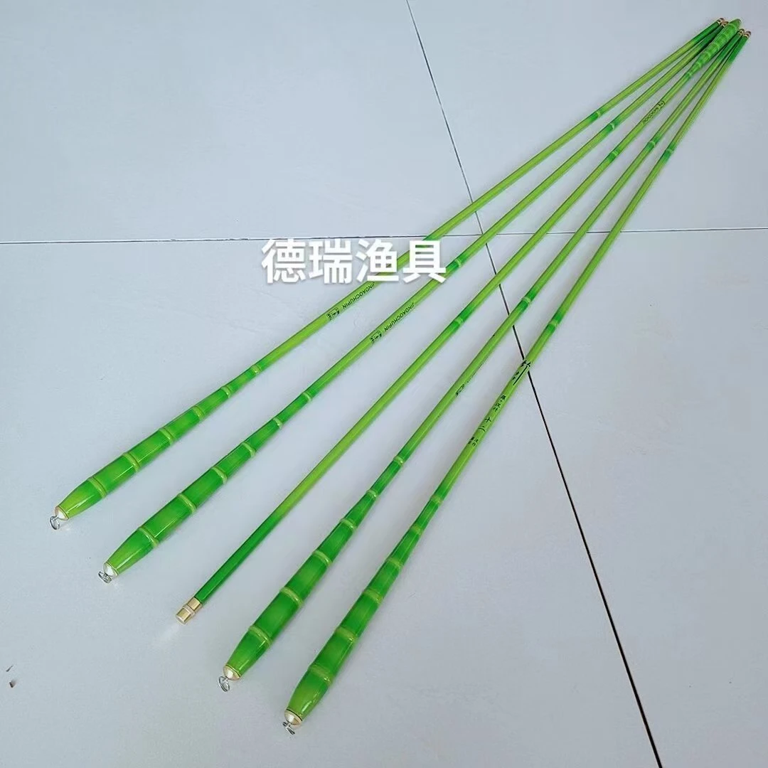 绿色超轻超细37调鲫鲤综合鲫鱼竿长节台钓竿