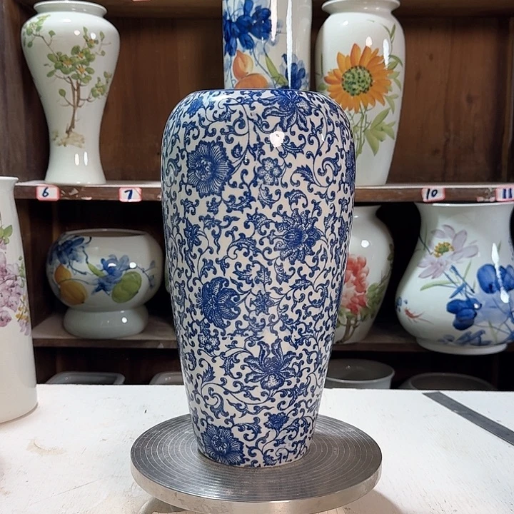 瓶大萝卜青花子连新款请陶瓷