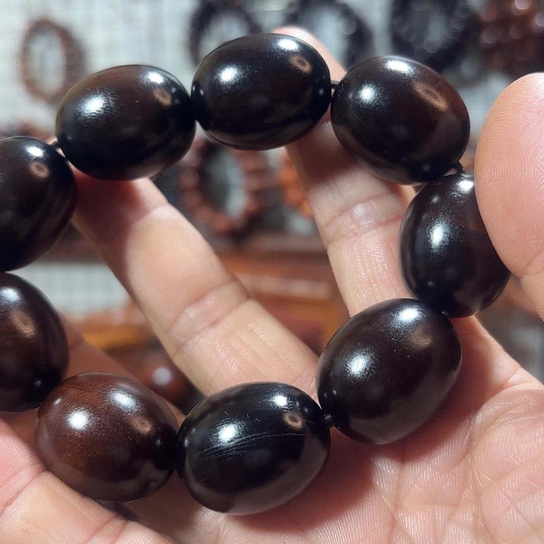 煜****百年雷击枣木枣串