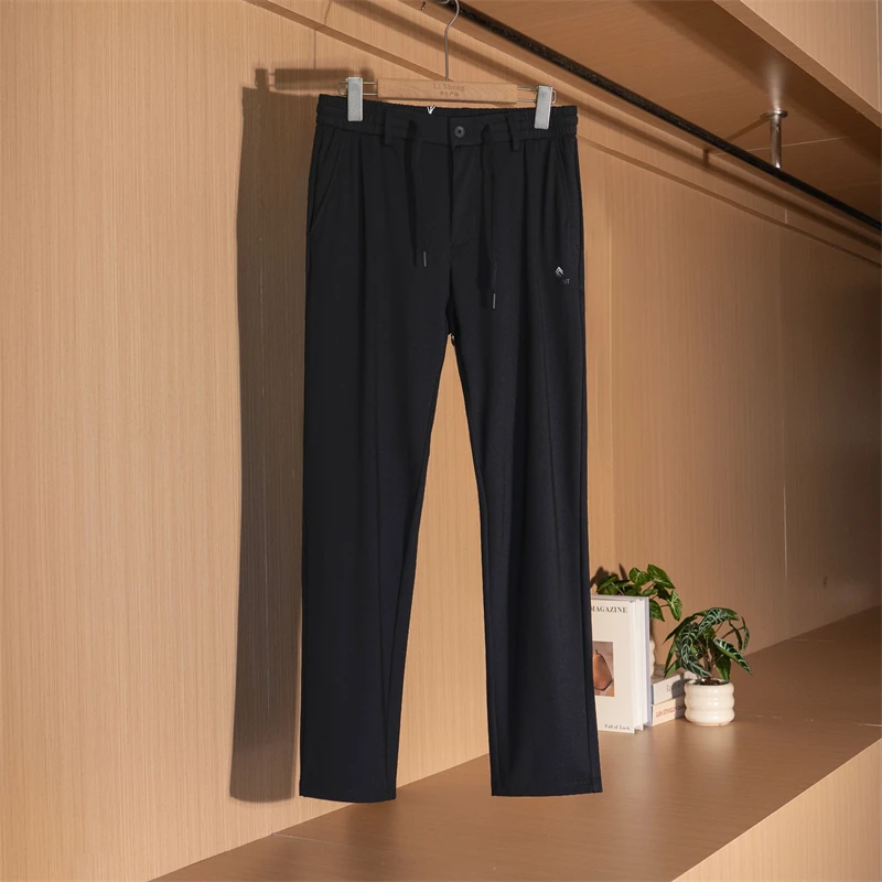 【退货补运费】夏季剪标款薄款高弹记忆裤男士百搭商务休闲裤2Y128