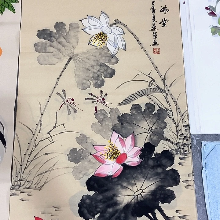 小周画廊的直播间