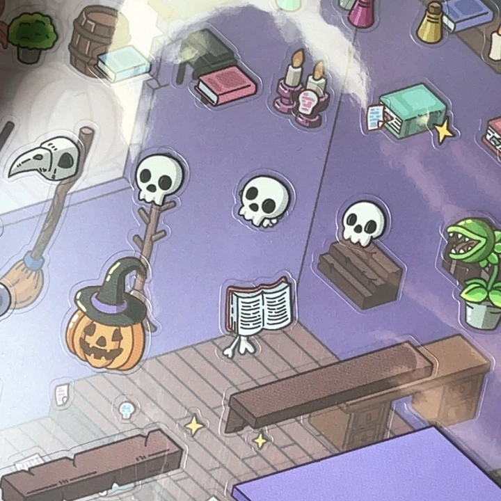 小魔女之家造景贴纸