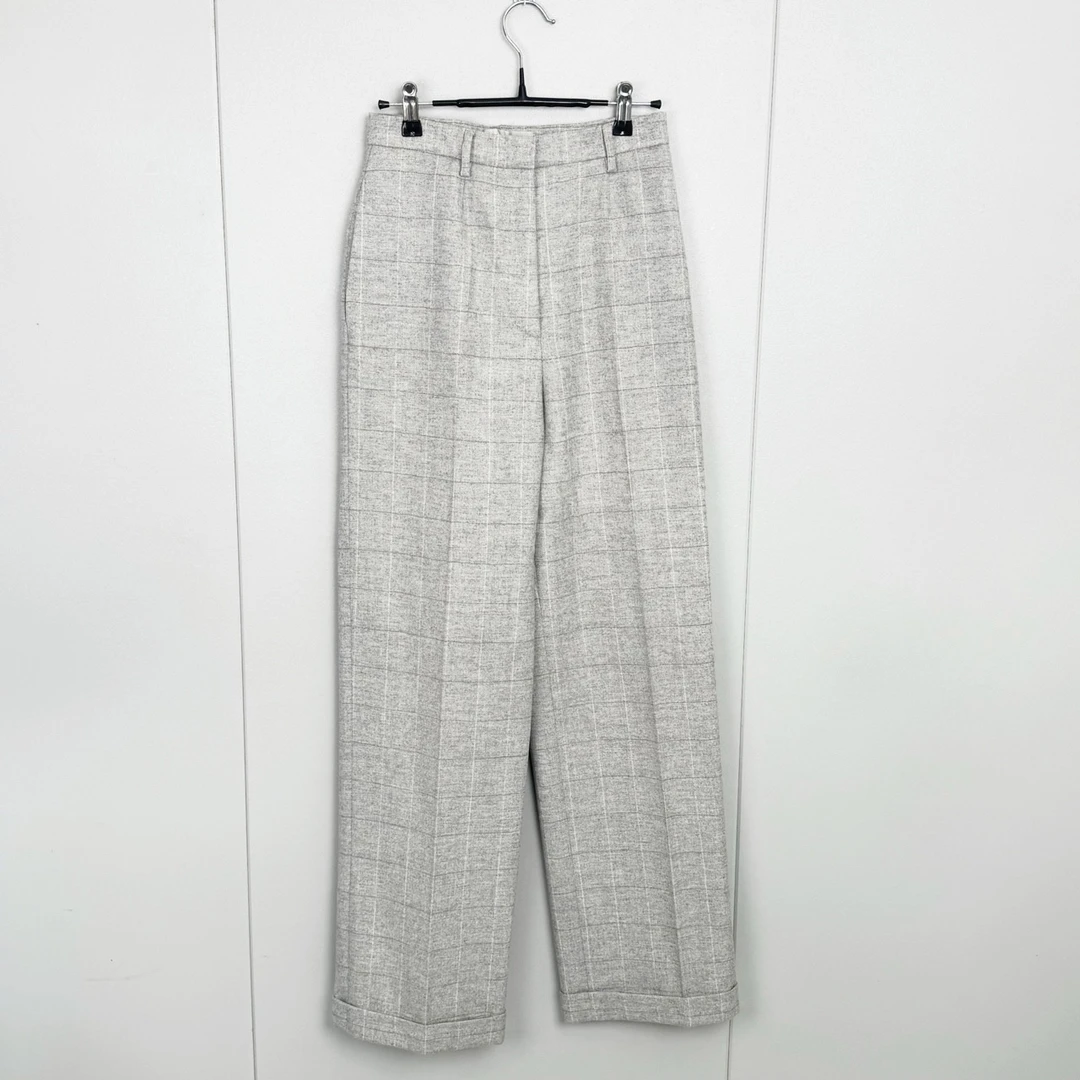 95新 MaxMara 40码/Maxmara/maxmara 羊毛西裤/98新/jm07960
