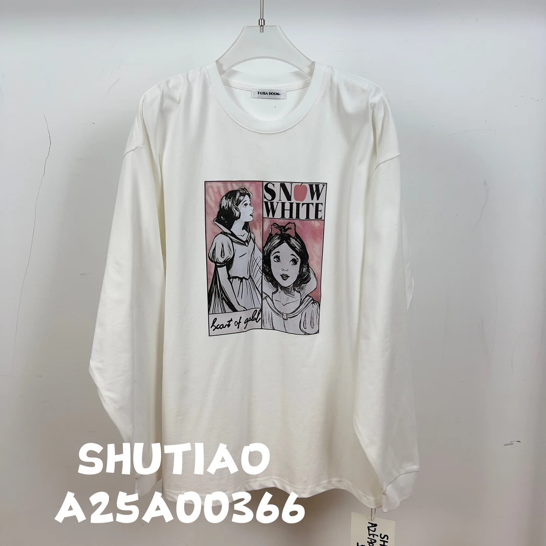 【SHUTIAO】2024秋冬：新款小众设计款T恤A25A00366