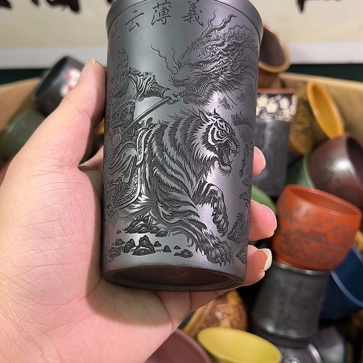 茶杯紫砂全手工紫砂主人杯