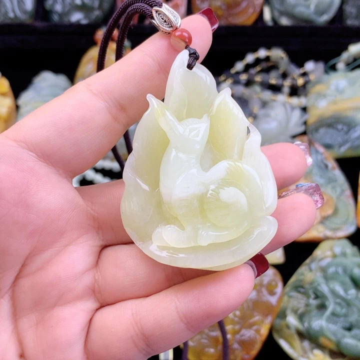 岫玉挂坠未镶嵌挂坠