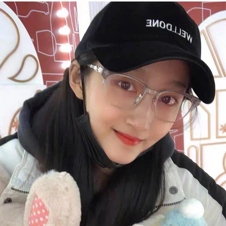 【925银】克罗眼镜重工设计潮高级玩家必入近视眼镜痞帅半框眼镜