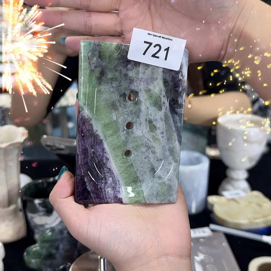 721紫绿水晶皂托福利