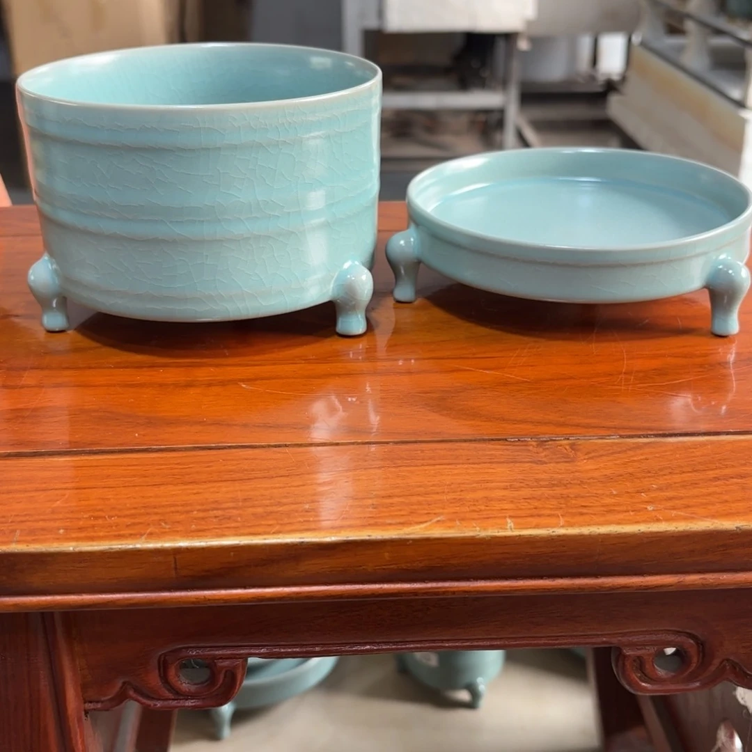 严*瑞清凉寺原矿仿古釉