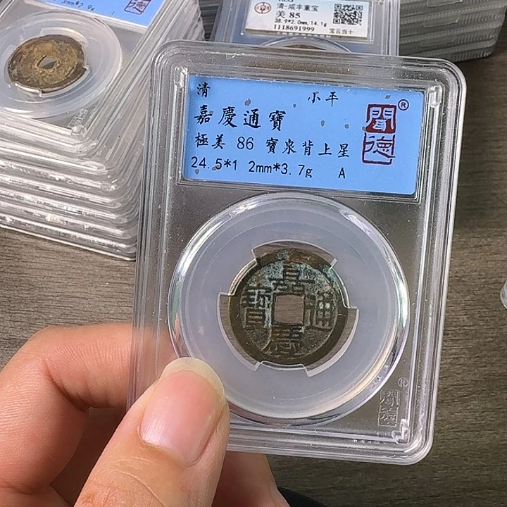 铜A闻博文化嘉庆通宝