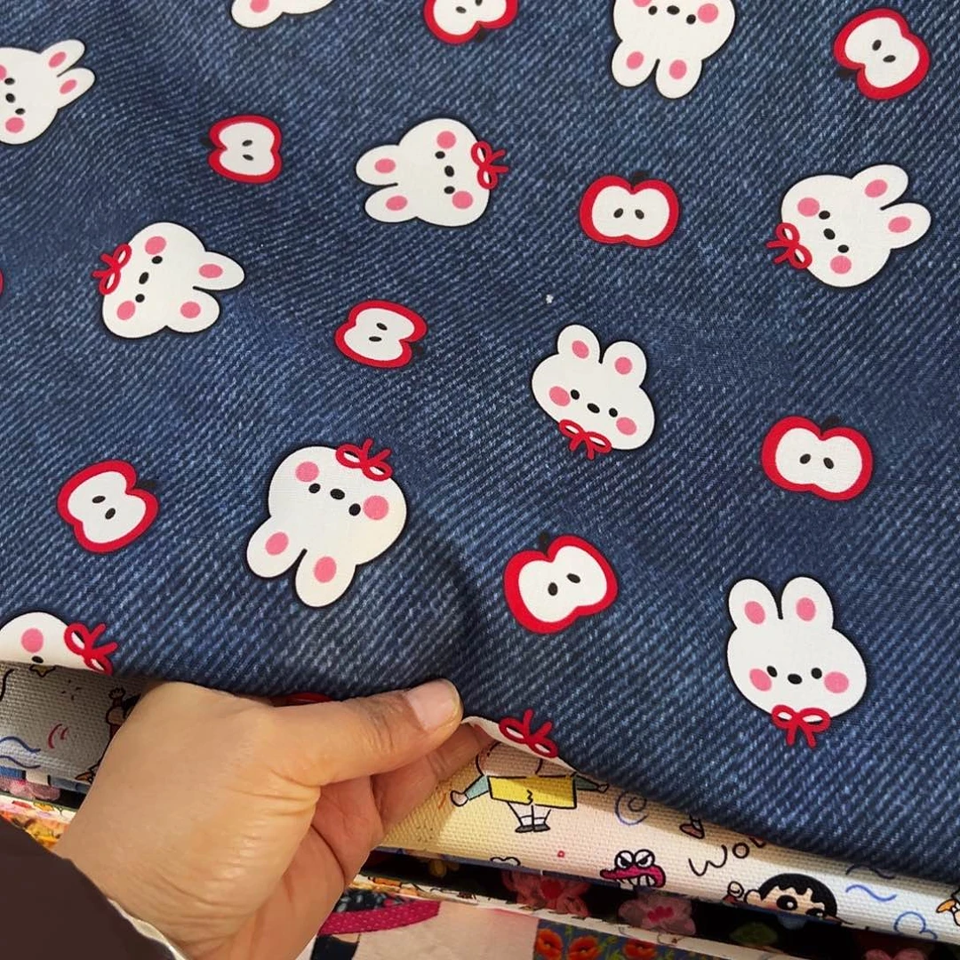 棉福袋一米价纯棉8安帆布1.5宽果子块