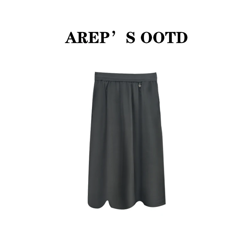 【钢琴舞曲】AREP 乔知之 2024秋款法式赫本高腰半裙MYAVXB09203
