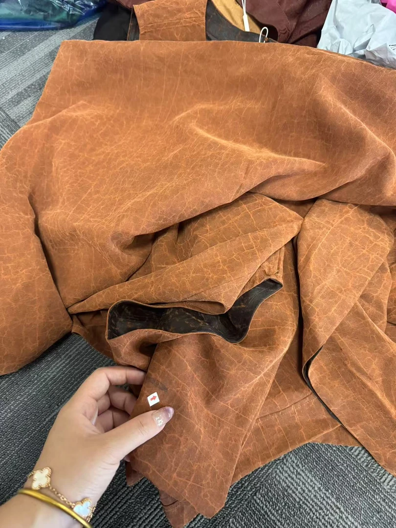 瑕疵品 介意勿拍 橙龟纹背心裙