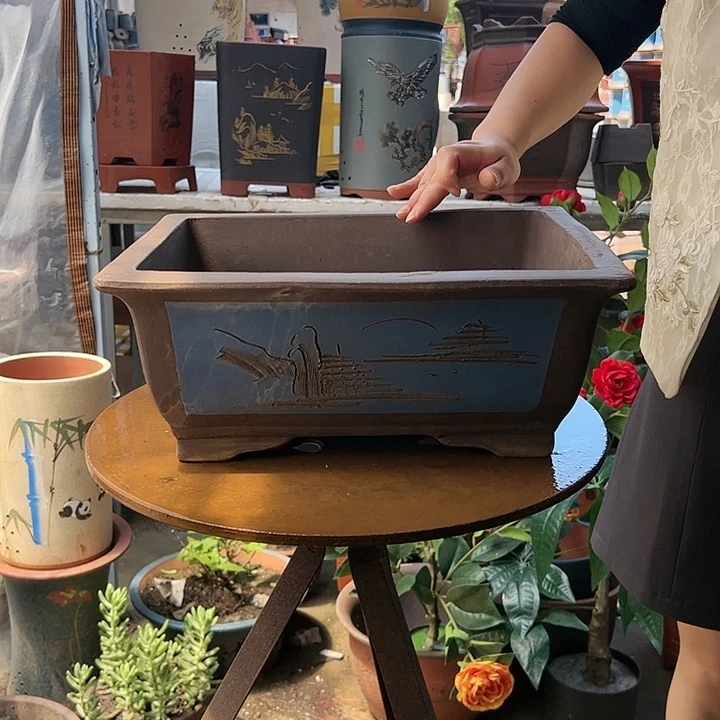 40蓝马槽花盆花盆花盆