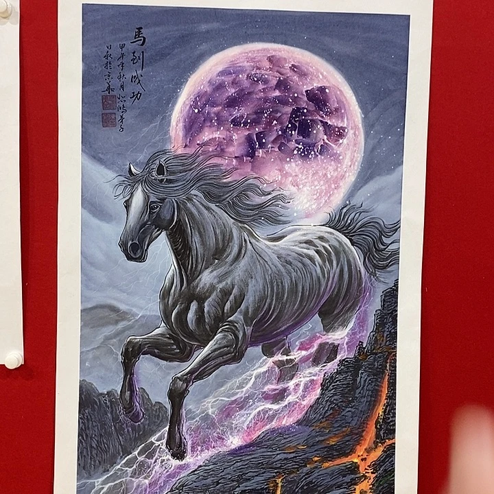 日新画作欣赏作品