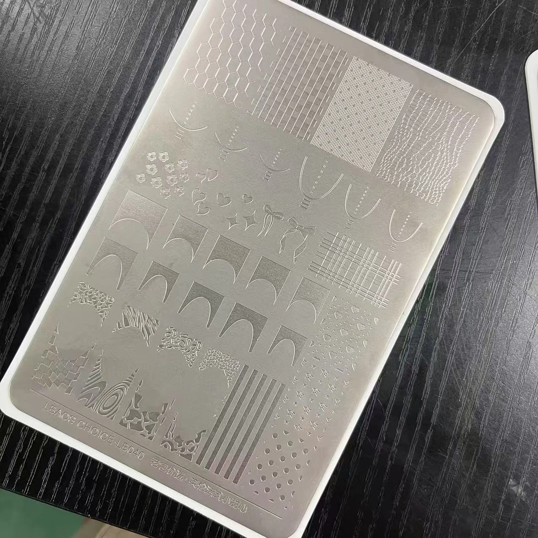 老包专属【优选pro】·法式小甜心哑光美甲转印钢板14.5*9.5cm带背板