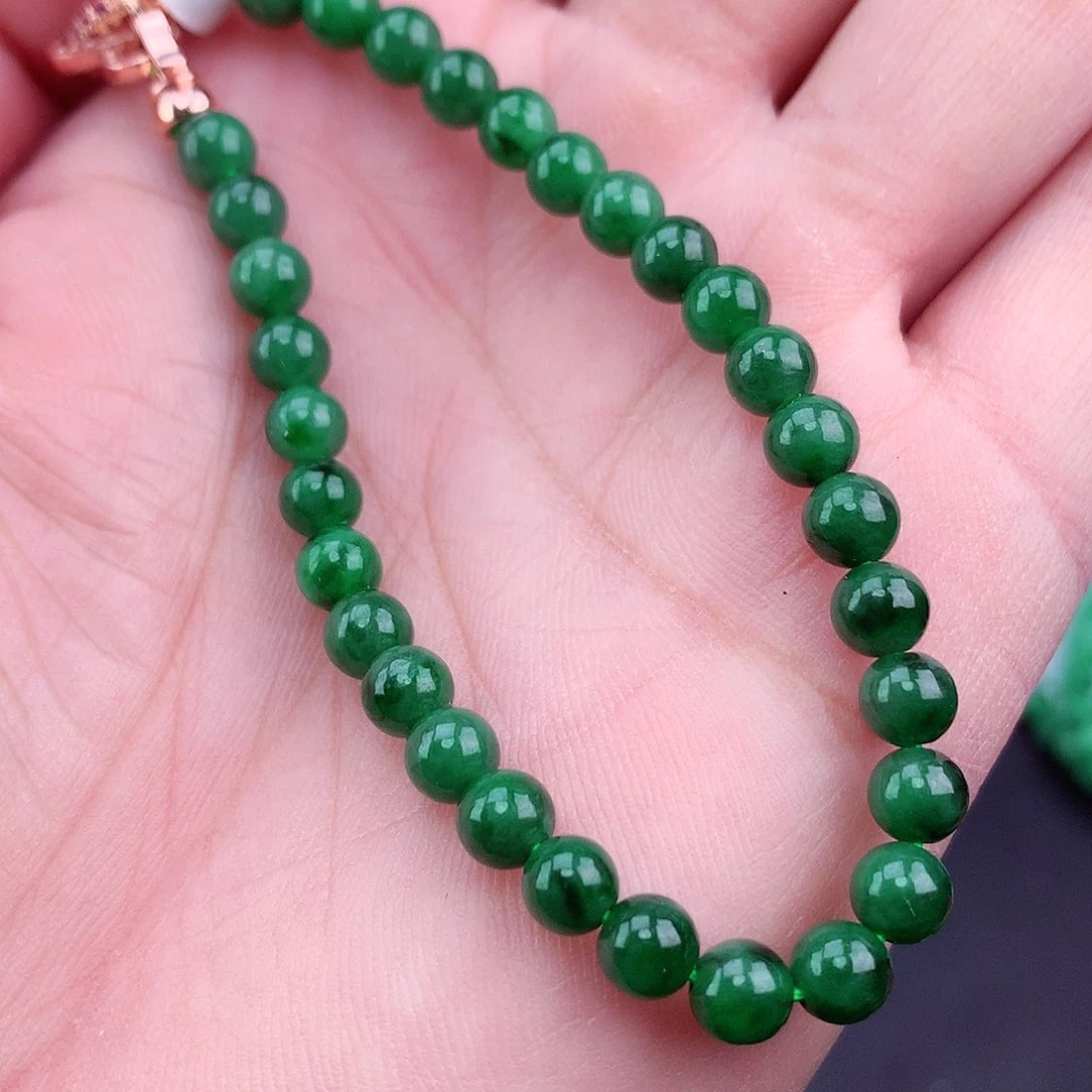 未镶嵌手链翡翠手串