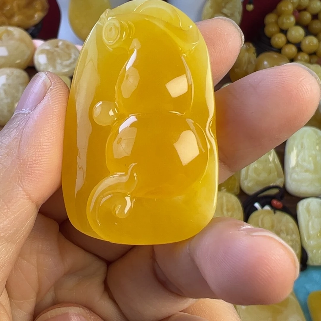 蜜蜡吊坠(不含链)未镶嵌