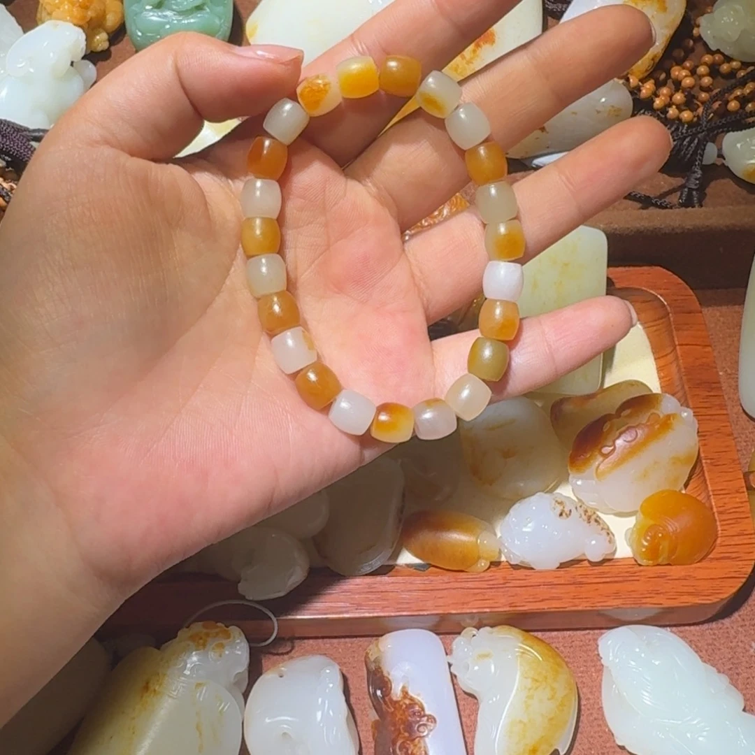 手链未镶嵌和田玉宝**姥