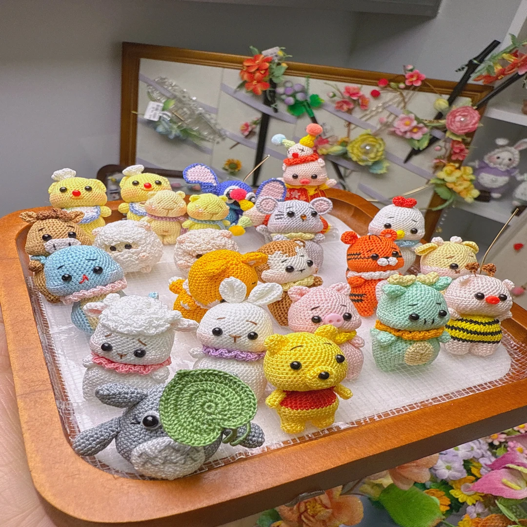 微钩钩织玩偶半成品