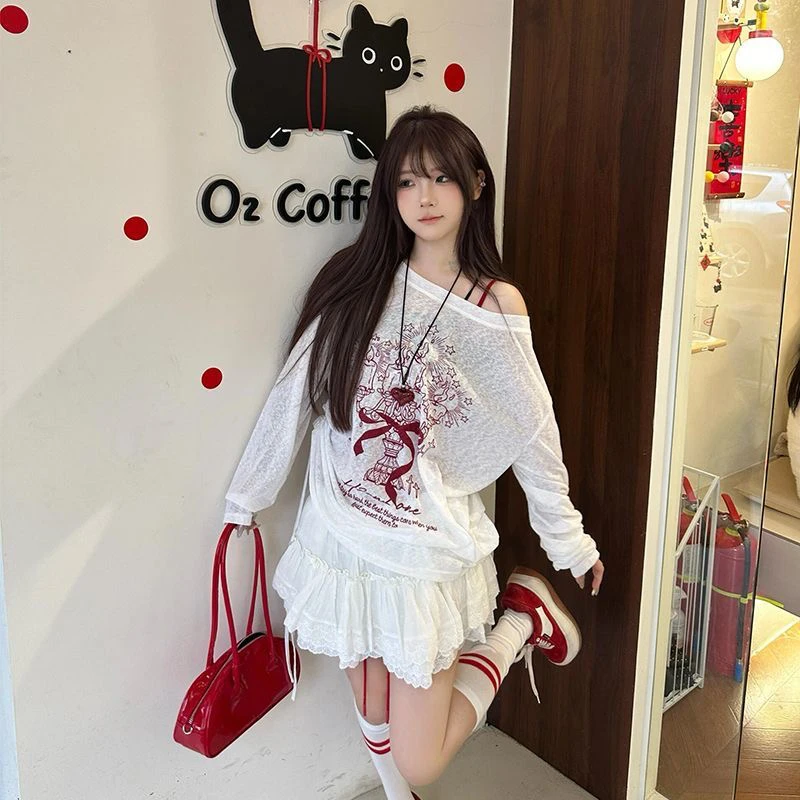 （29-49）8.4直no退no换夏季森女千金风蕾丝泡泡袖公主裙蝴蝶