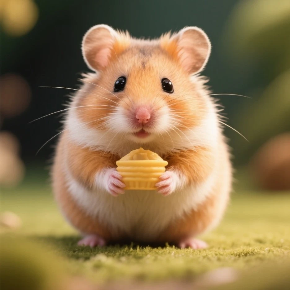 萌熊爱宠家家养金丝熊仓鼠活体包邮藤纹盒子发货迷你小型冬天