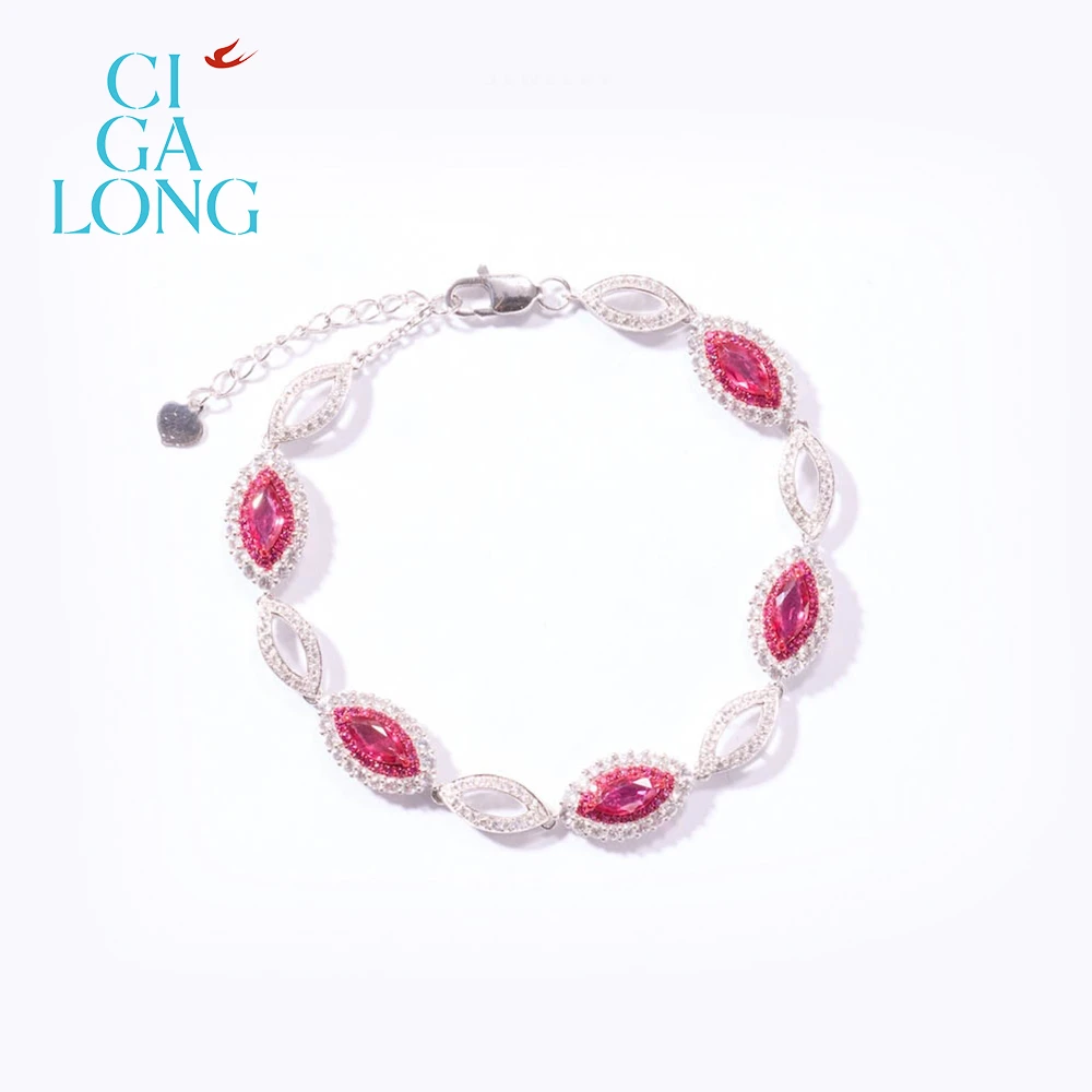 CIGALONGCIGALONG PT950红宝石手链4196