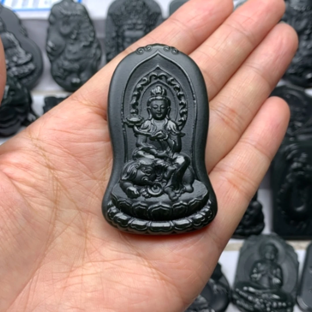 【闪购商品】颈饰未镶嵌和田玉双面雕刻