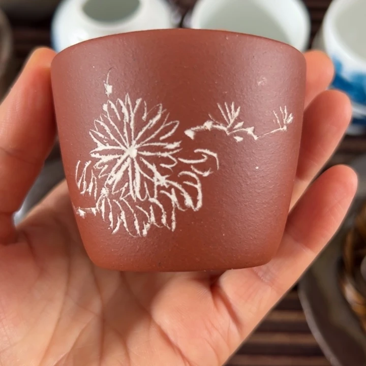 紫砂杯子好看好看