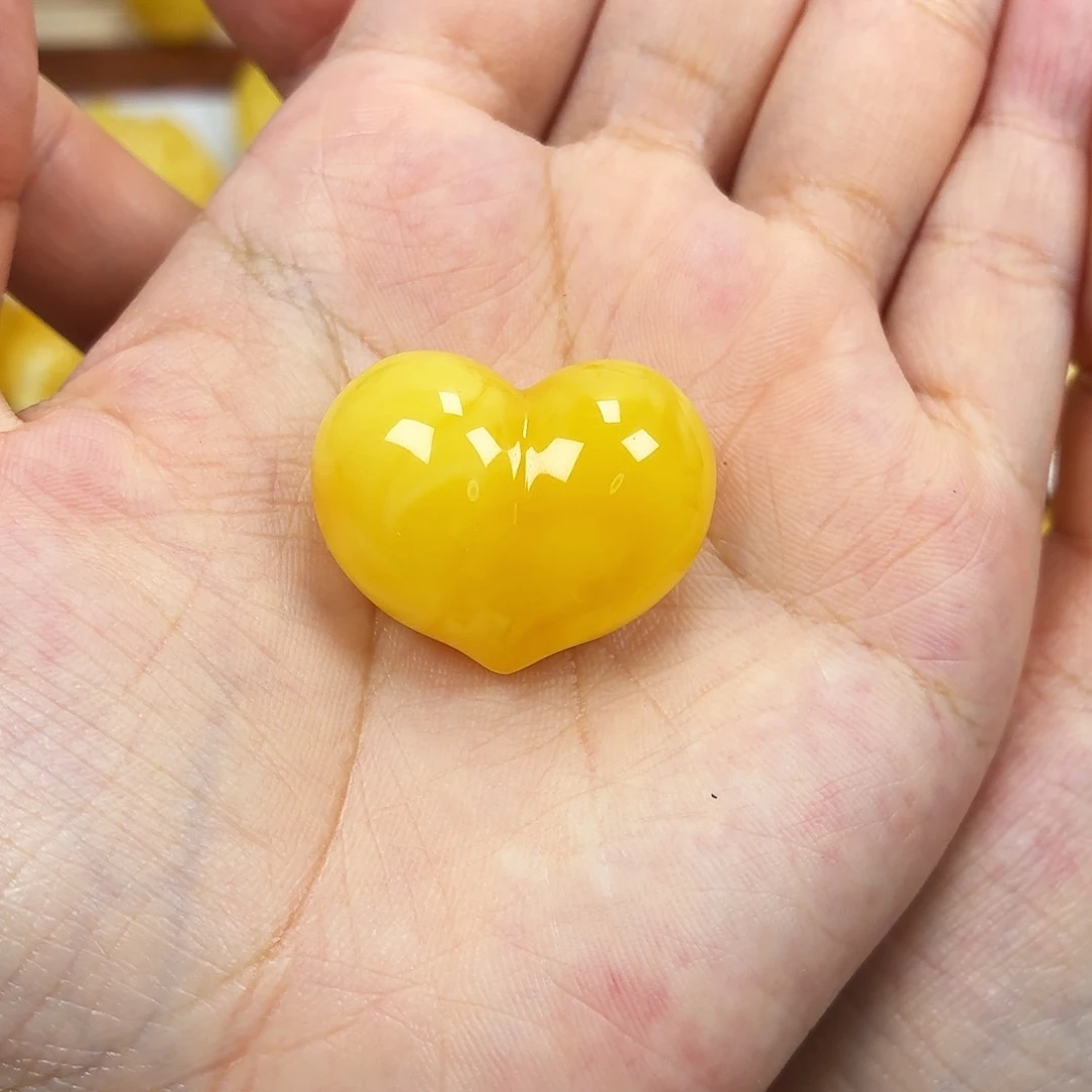 蜜蜡颈饰未镶嵌焦皮浓蜡妖花屁桃