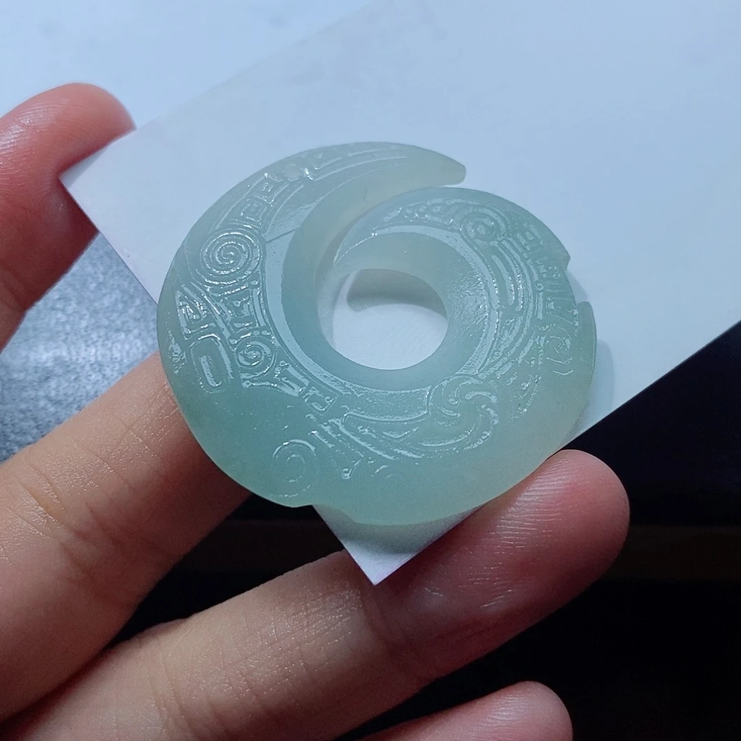 定制翡翠未镶嵌雨***！翡翠