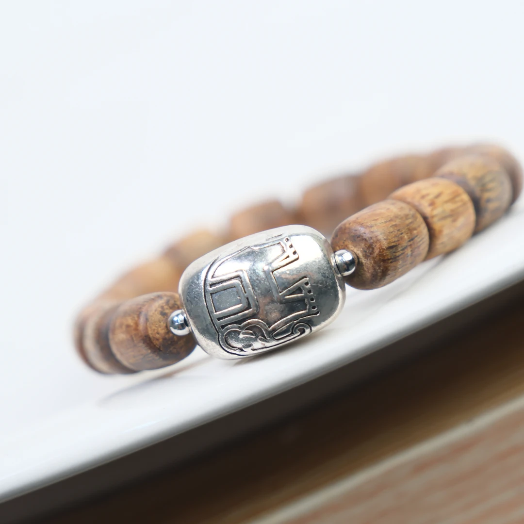 海南莺歌绿棋楠沉香 DIY手串 多样性发其一